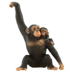 Spielfigur Affenmama mit Kind