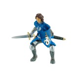 Spielfigur Prinz mit Schwert blau