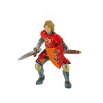 Spielfigur Prinz mit Schwert rot