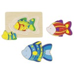 Schichtenpuzzle Fisch