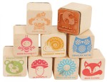 Holzstempel Belobigung 9er Set