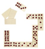 Domino Marienkäfer, 28 Spielsteine