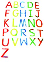 Flüssigkeitsbuchstaben