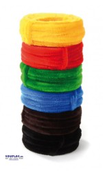Biegeplüsch basic 6er Set, 9mm x 12,5m